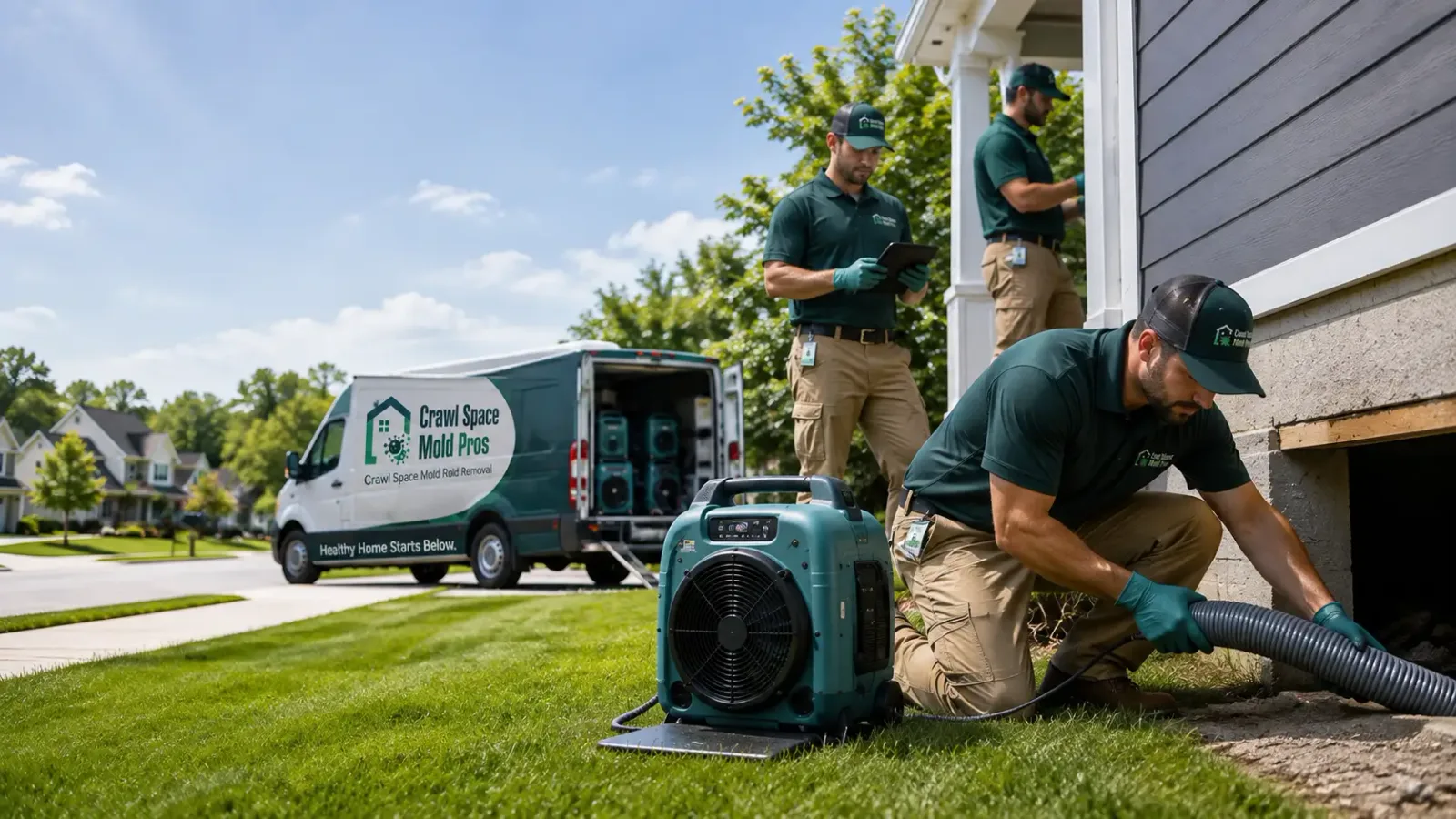 Crawl Space Mold Removal in Ashburn, MO